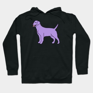 Purple Labrador Hoodie
